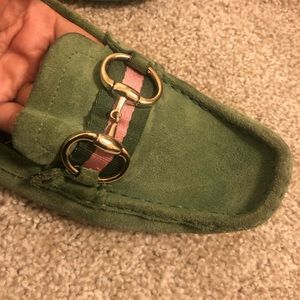 Pink and Green Gucci Loathers